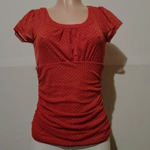 INC Polka Dot Top Size M